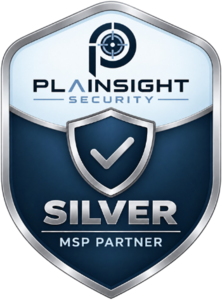 Plainsight Security Silver MSP Partner badge